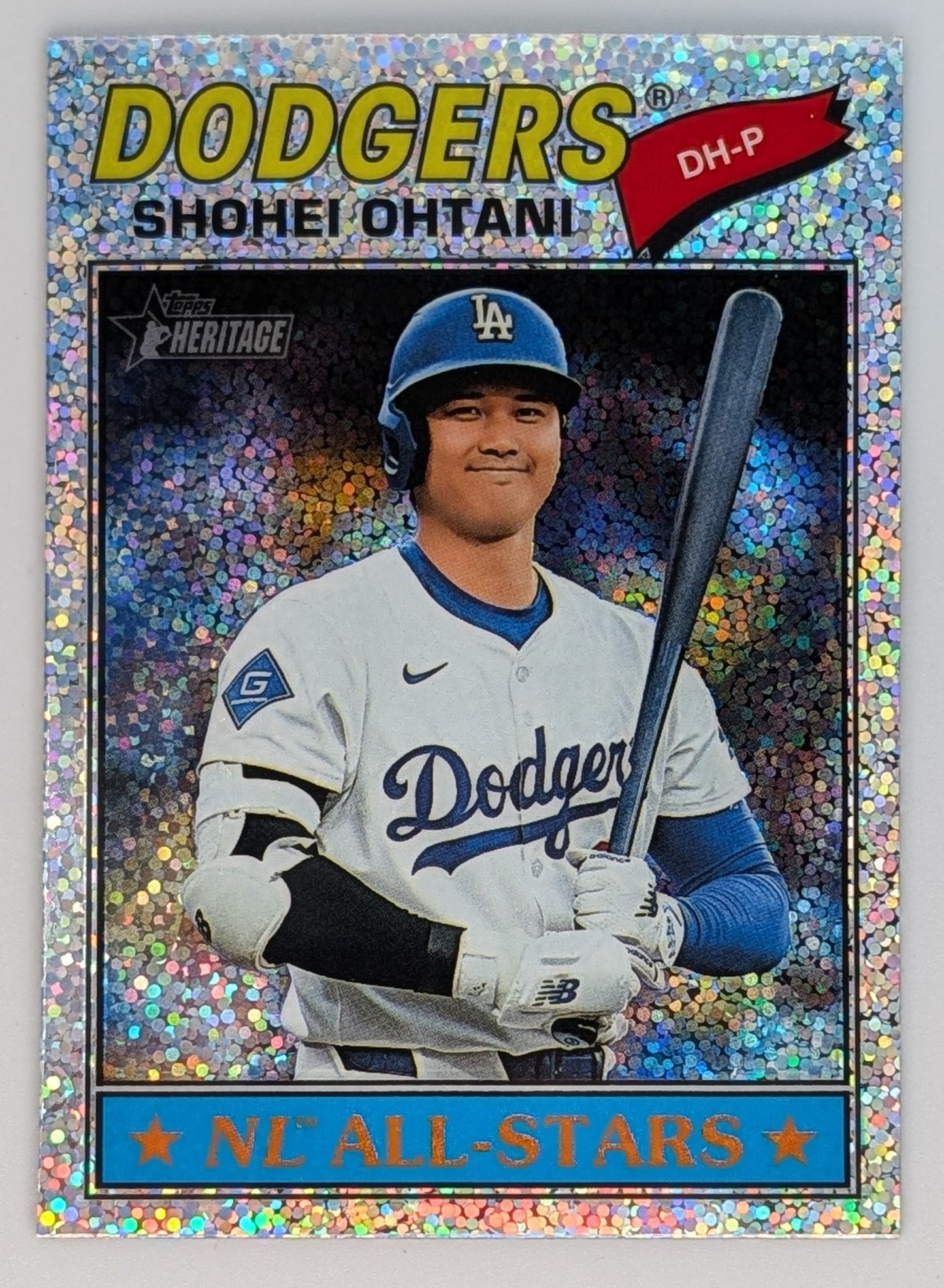 2026 Topps Heritage Shohei Ohtani Chrome Silve Sparkle Refractor