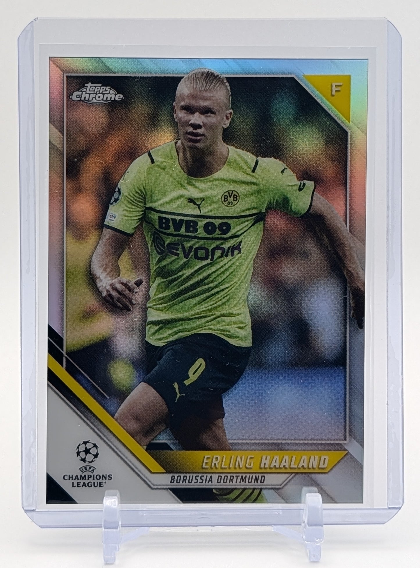 2022 Topps Chrome Erling Haaland Refractor