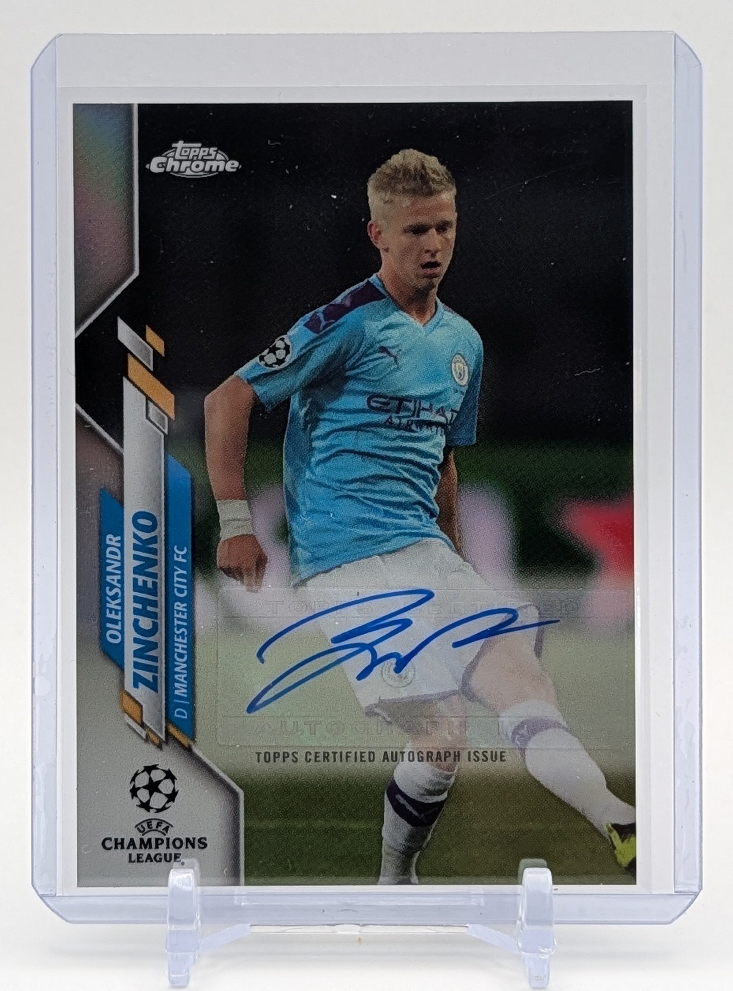 2019 Topps Chrome Oleksandor Zinchnko Auto
