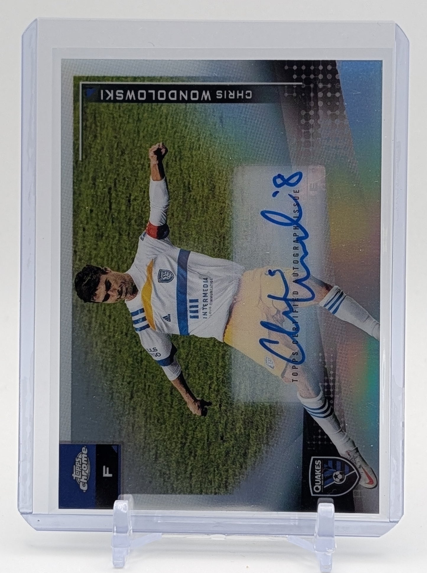 2021 Topps Chrome MLS Chris Wondolowski Auto