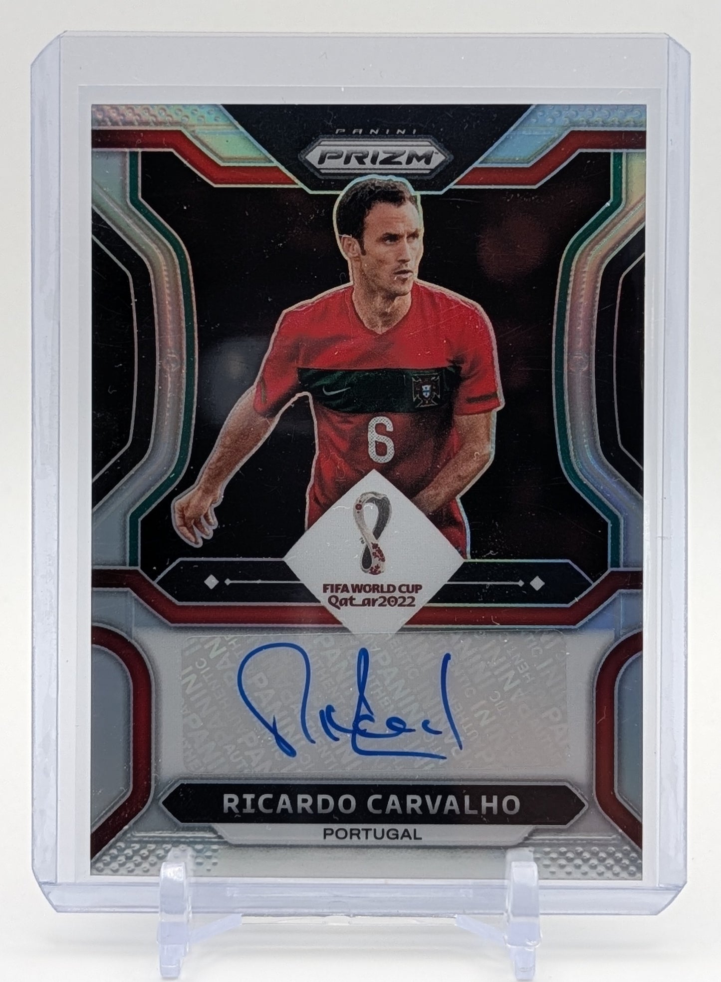 2022 Prizm World Cup Ricardo Carvalho Auto /25