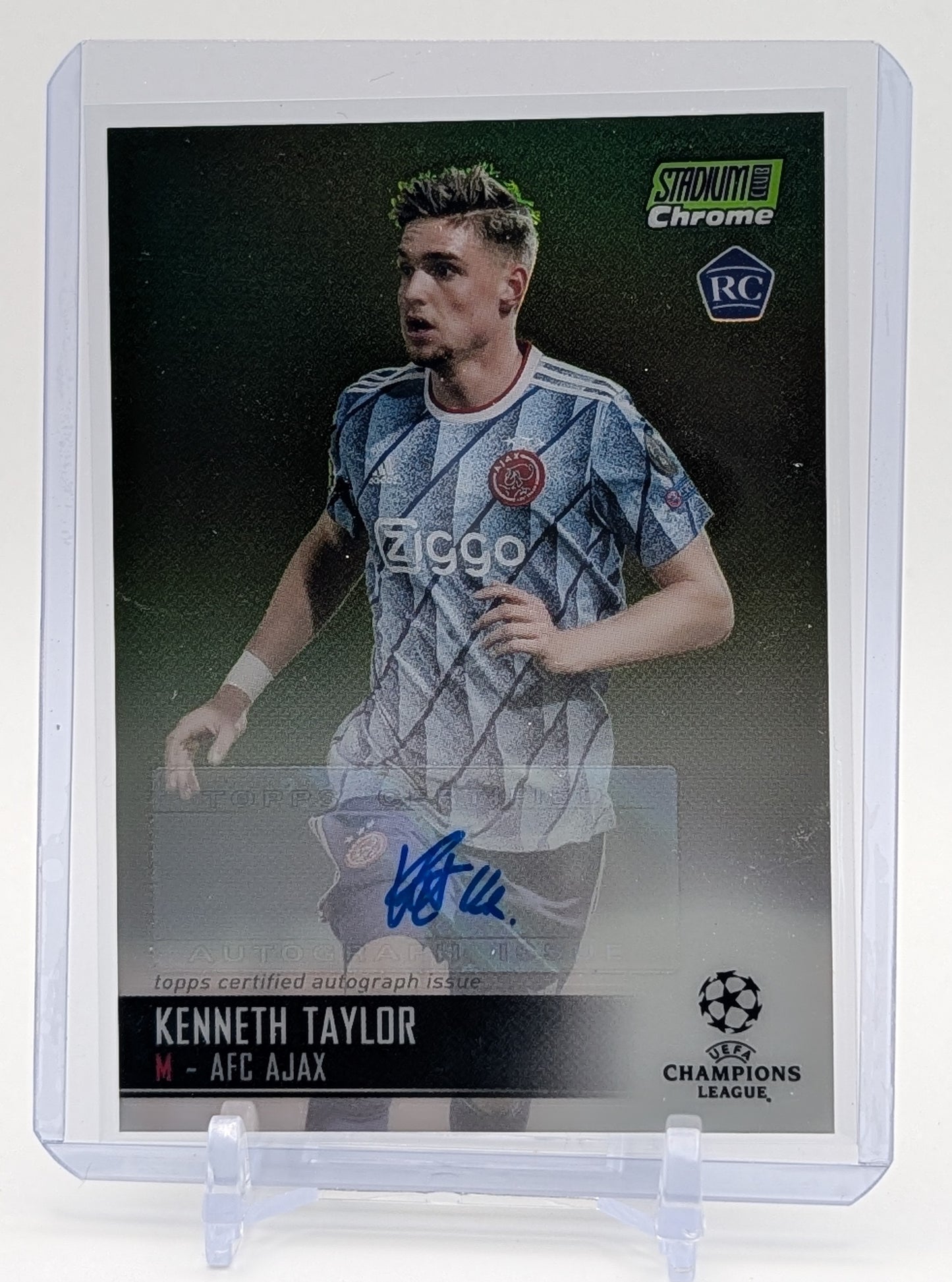 2020 Stadium Club Chrome Kenneth Taylor Green Auto /99