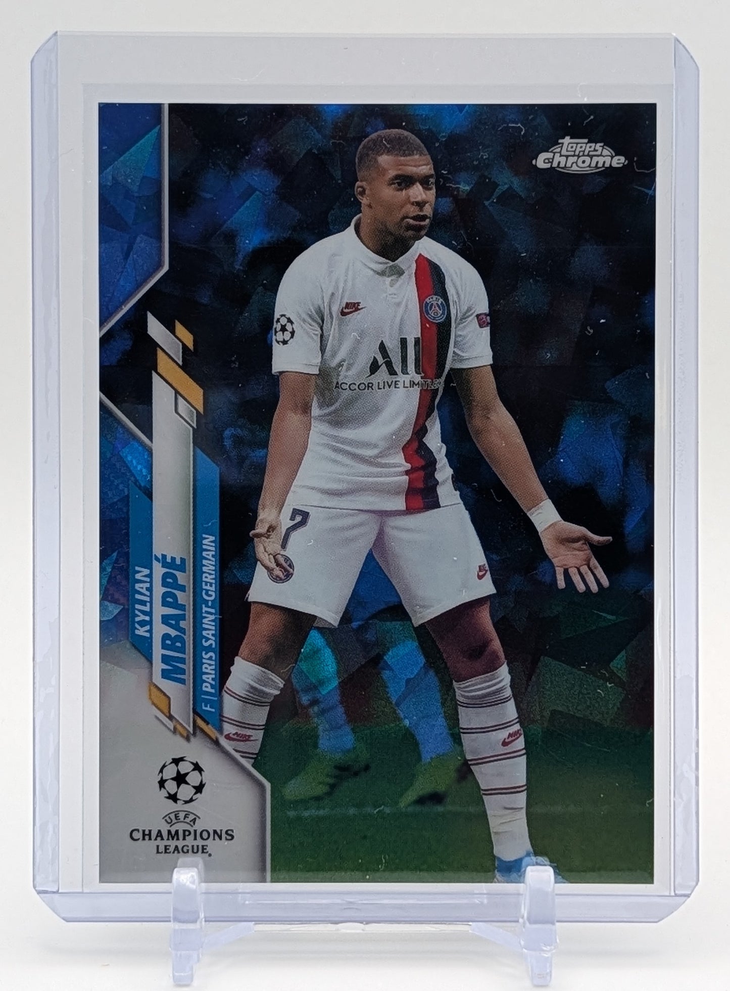 2019 Topps Chrome Sapphire Kylian Mbappe