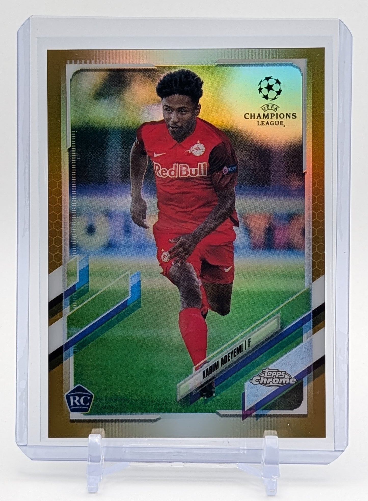 2021 Topps Chrome Karim Adeyemi Gold Refractor /50