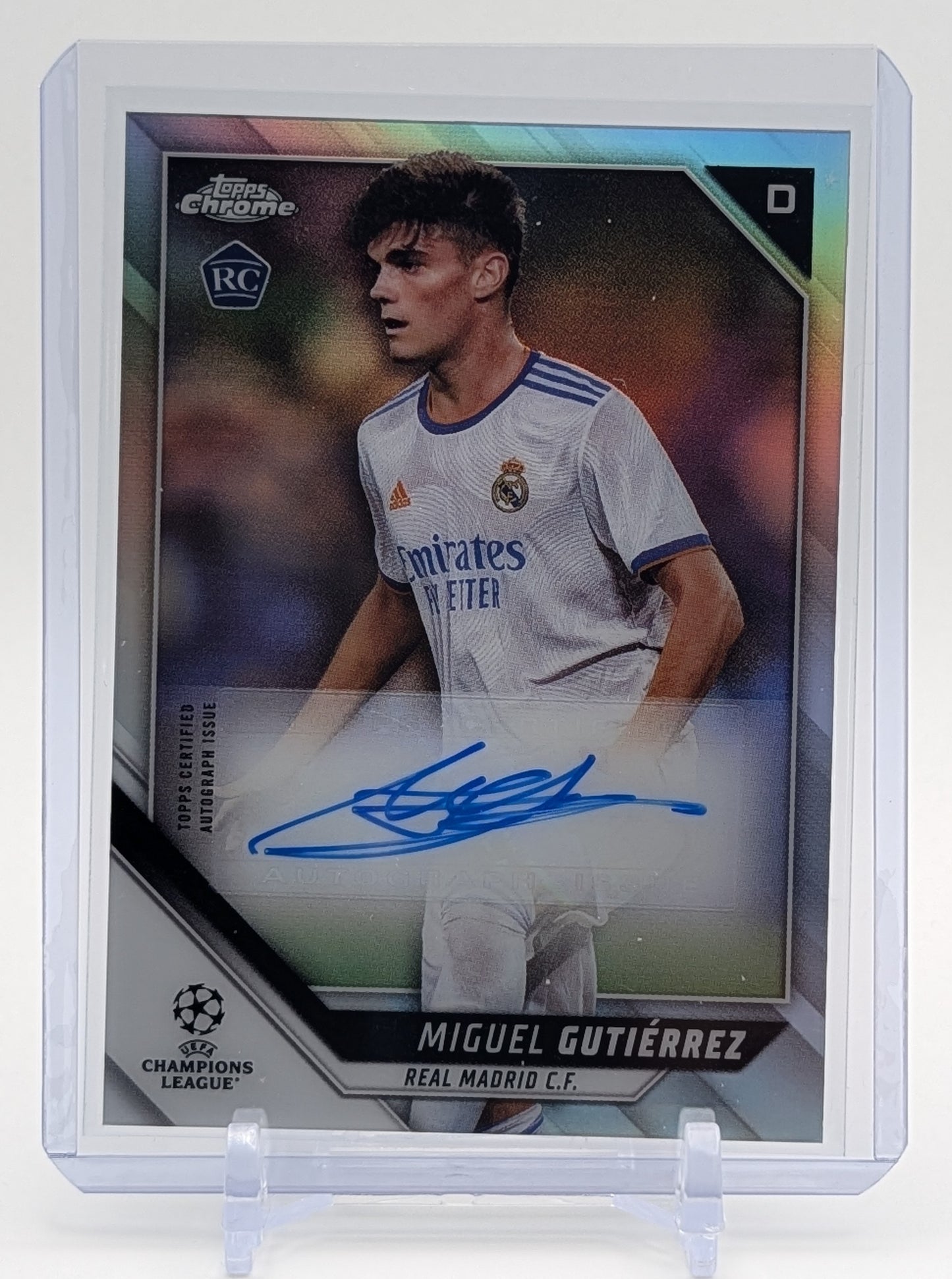 2021 Topps Chrome Miguel Gutierrez Auto