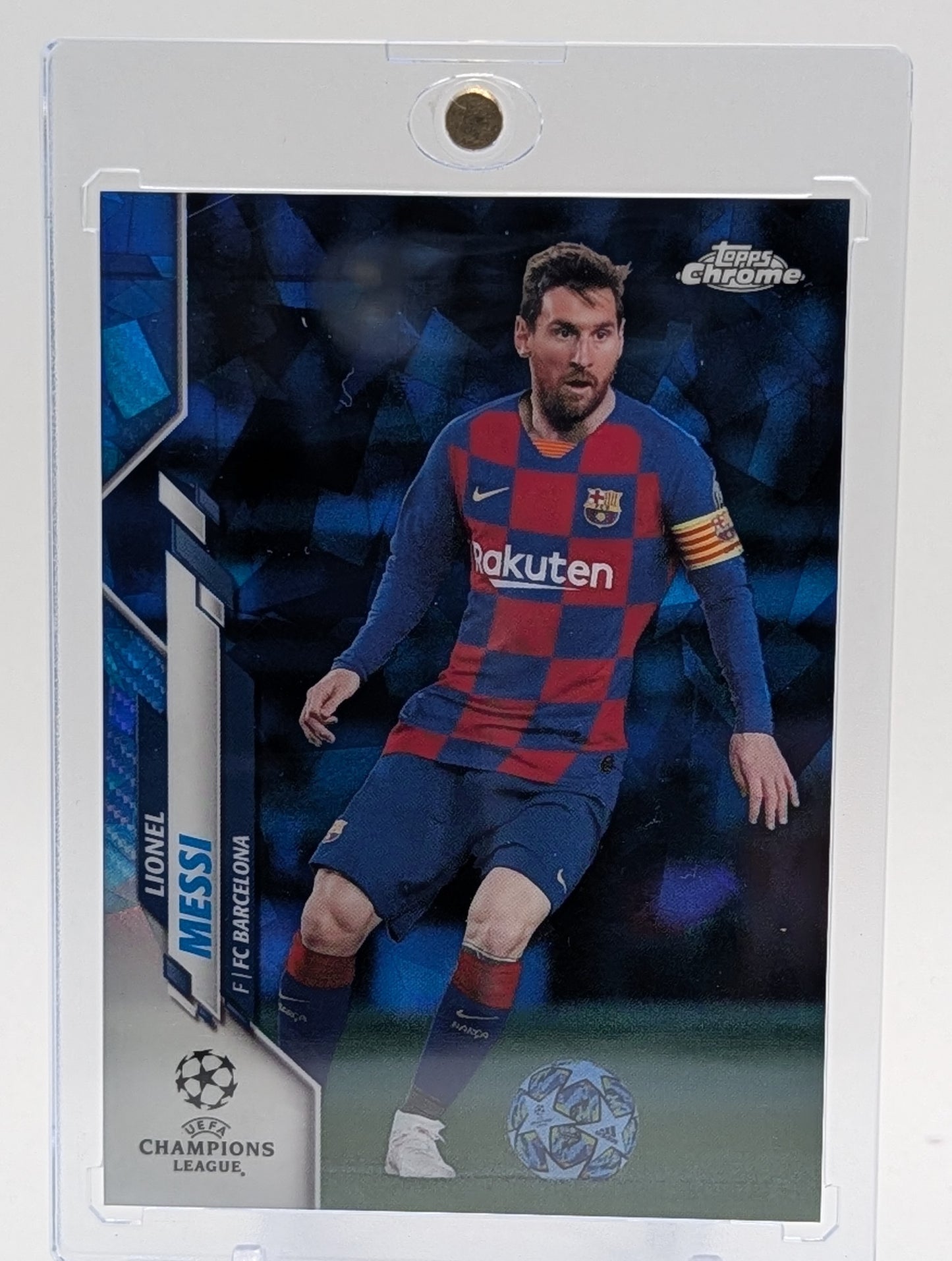 2019 Topps Chrome Sapphire Lionel Messi