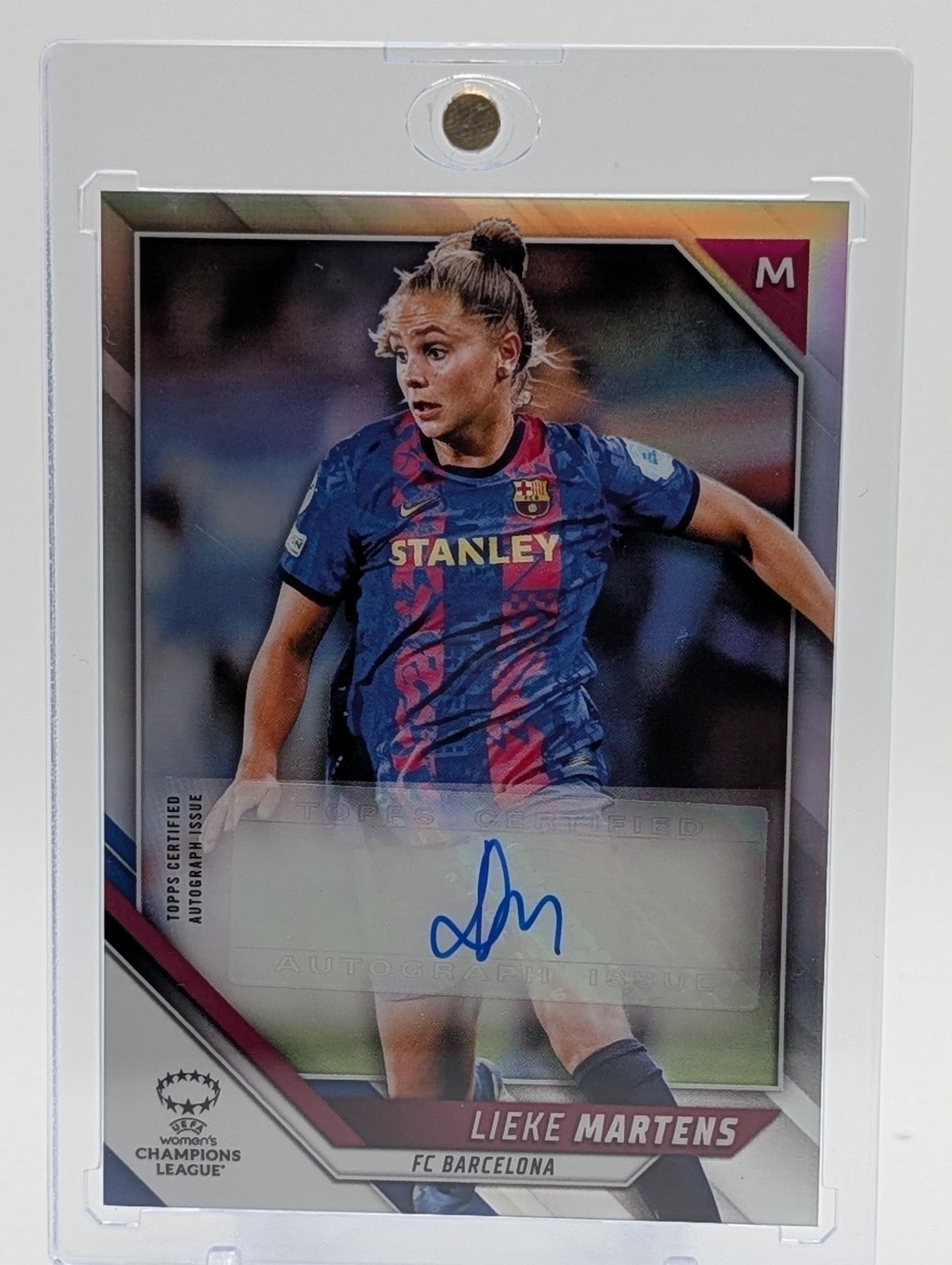 2022 Topps Chrom eLieke Martens Refractor Auto