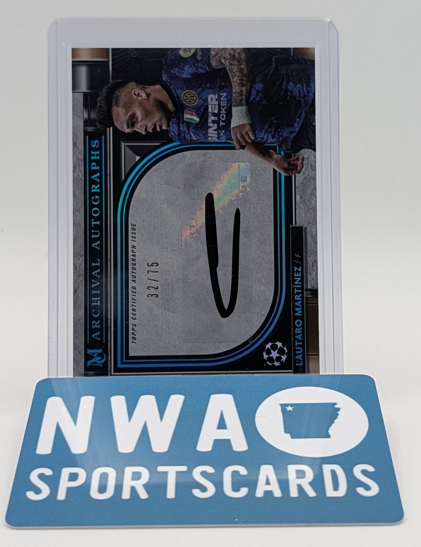2022 Topps Museum Collection Lautaro Martinez Archival Autographs /75 + $25 NWA Sports Cards Credit
