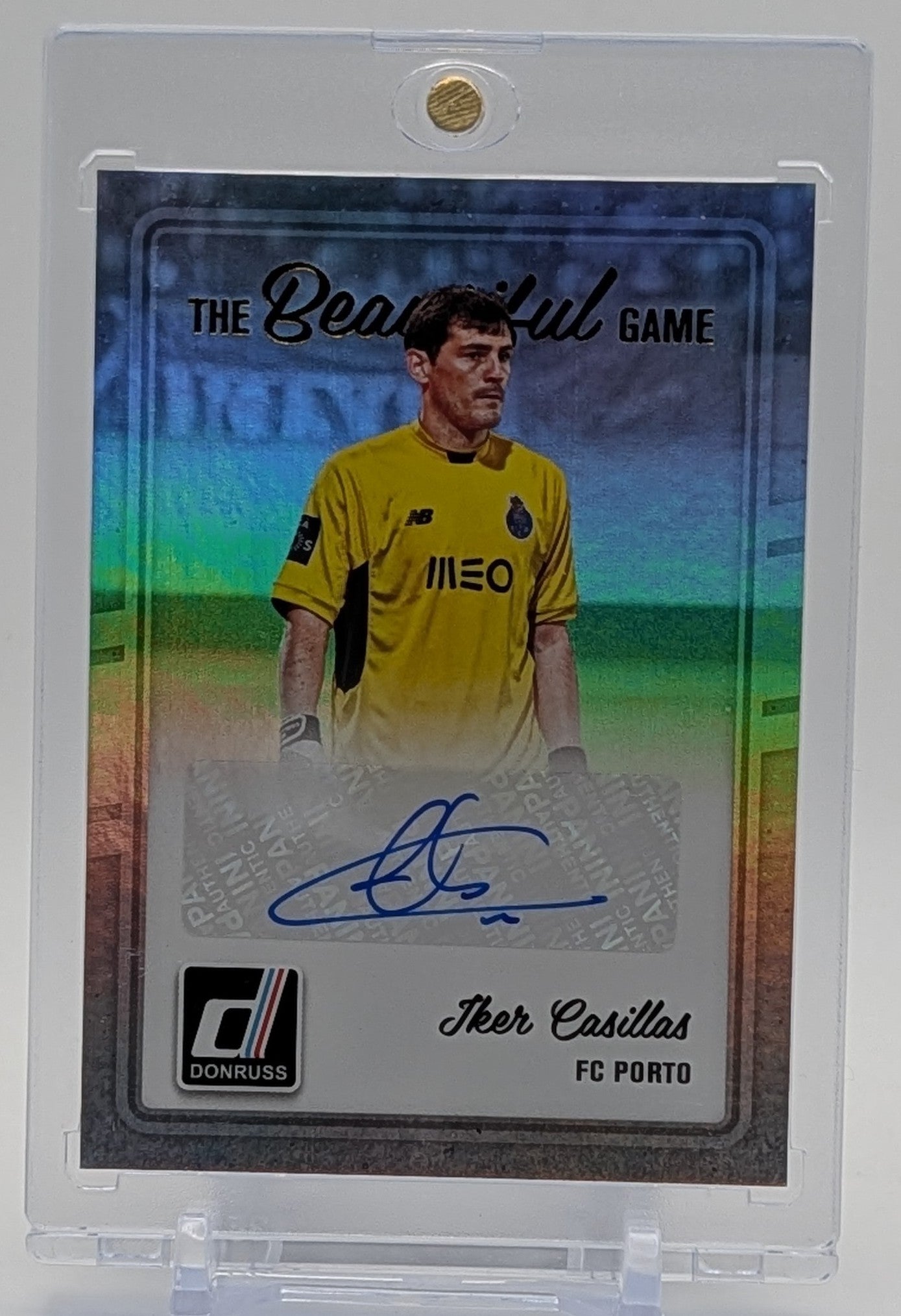 2018 Donruss Iker Casillas The Beautiful Game Auto