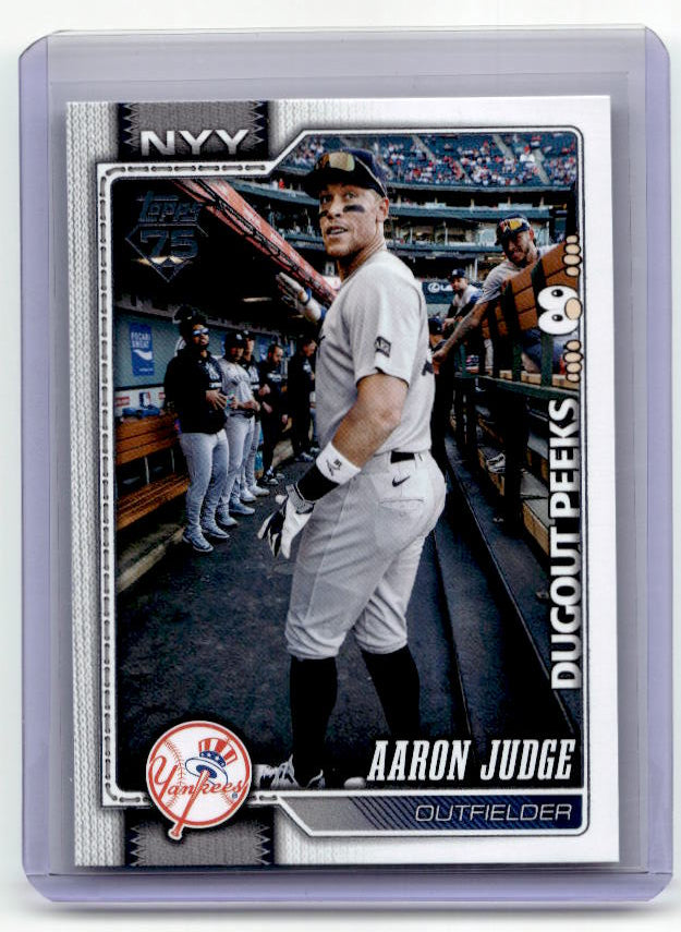2026 Topps Aaron Judge Dugout Peeks