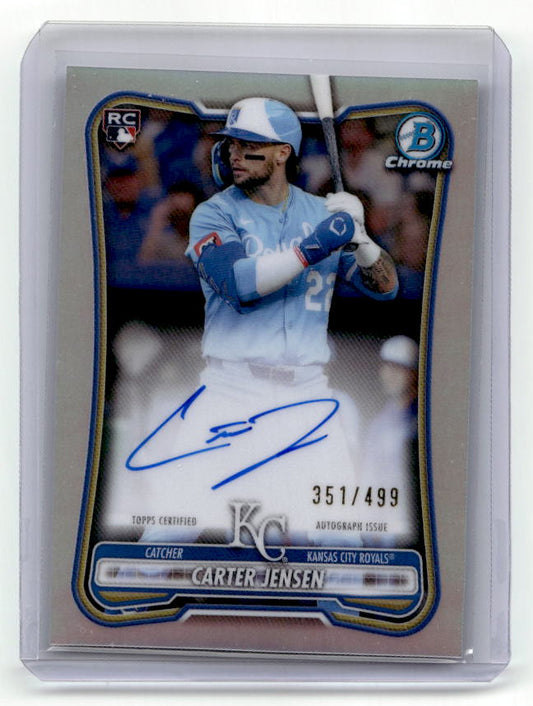 2026 Bowman Carter Jensen Refractor Rookie Auto /499
