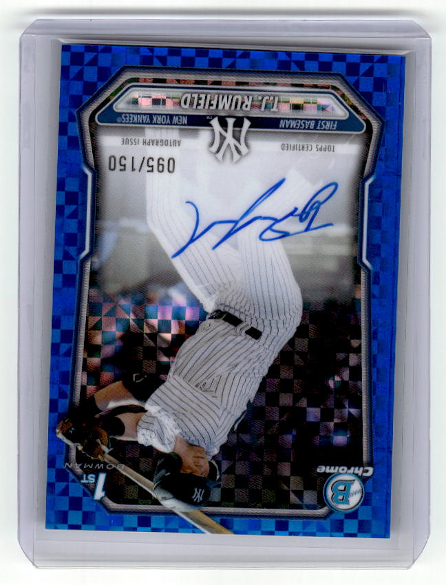 2026 Bowman T.J. Rumfield Blue X-Fractor Auto /150
