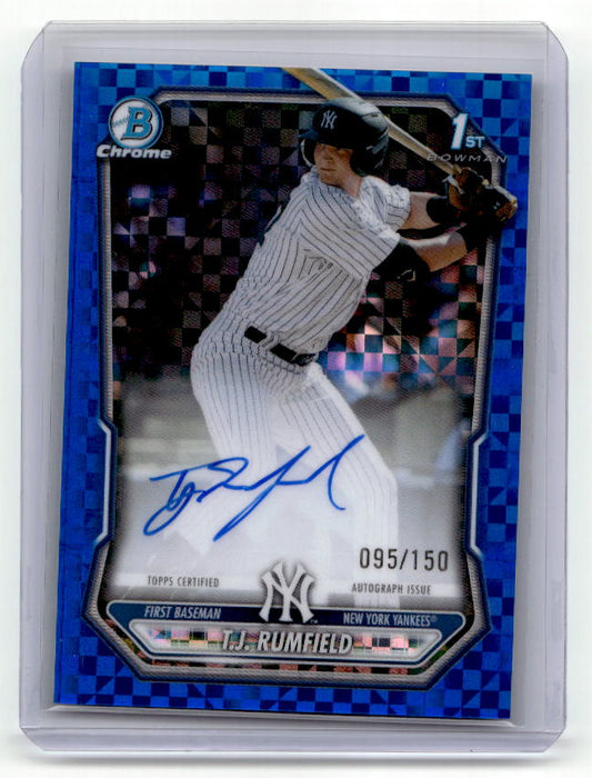 2026 Bowman T.J. Rumfield Blue X-Fractor Auto /150