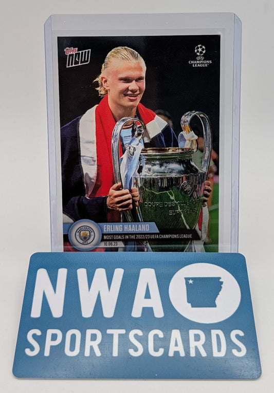 2023 Topps Now Erling Haaland + $20 NWA Sports Cards Credit