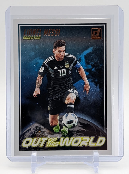 2018 Donruss Lionel Messi Out Of This World