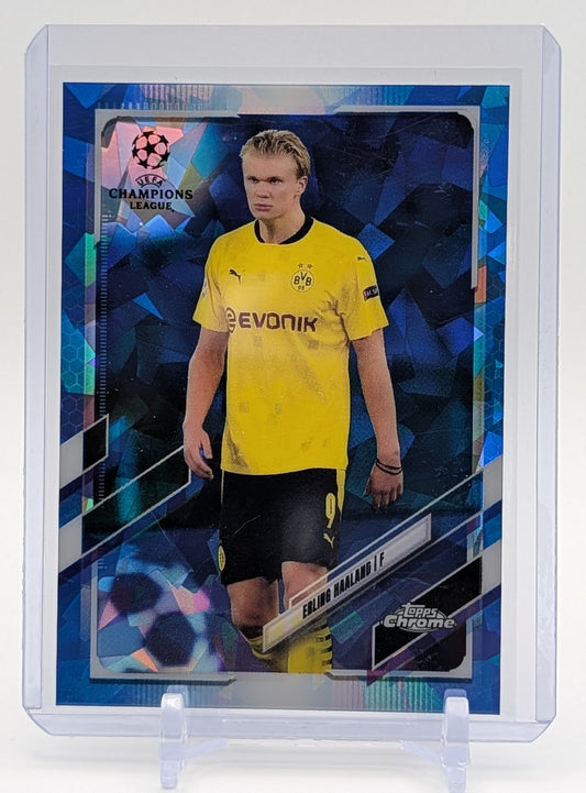 2021 Topps Chrome Sapphire Erling Haaland