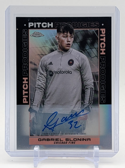 2021 Topps Chrome MLS Gabriel Slonina Auto