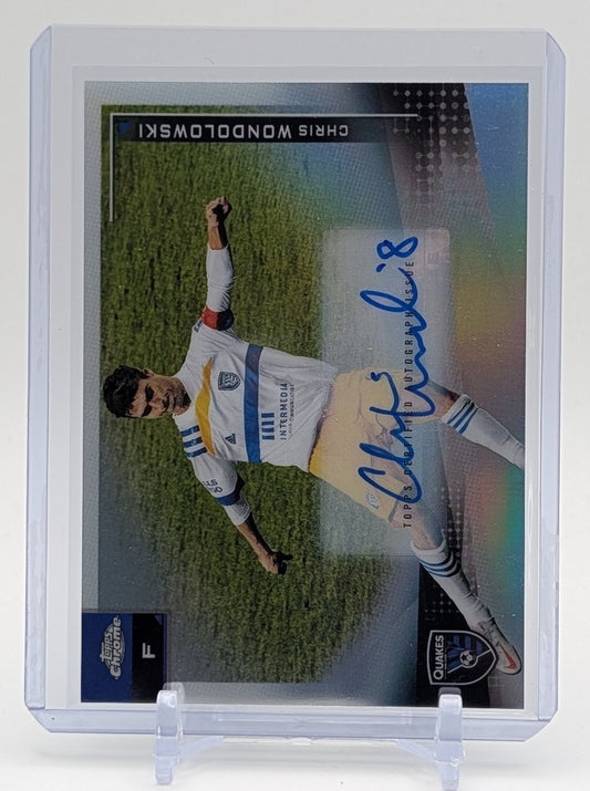 2021 Topps Chrome MLS Chris Wondolowski Auto