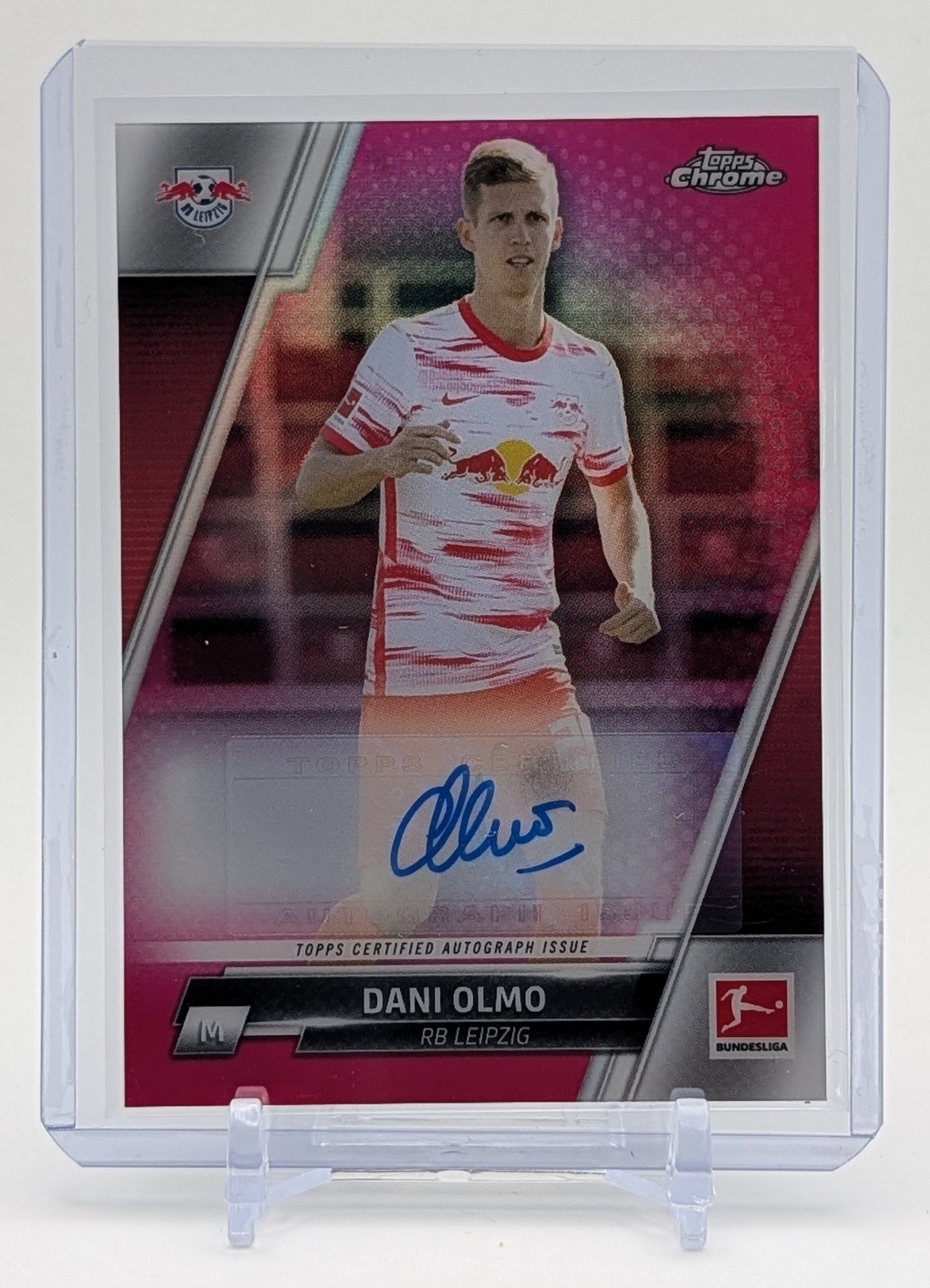 2020 Topps Chrome Dani Olmo Pink Auto /150