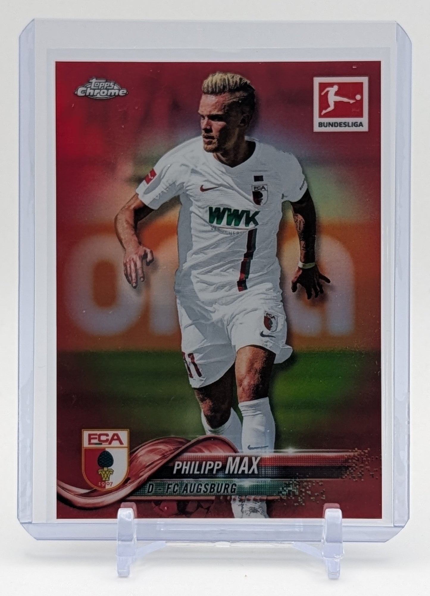2019 Topps Chrome Philipp Max Red Refractor /5