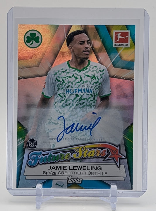 2022 Topps Jamie Leweling Future Stars Auto