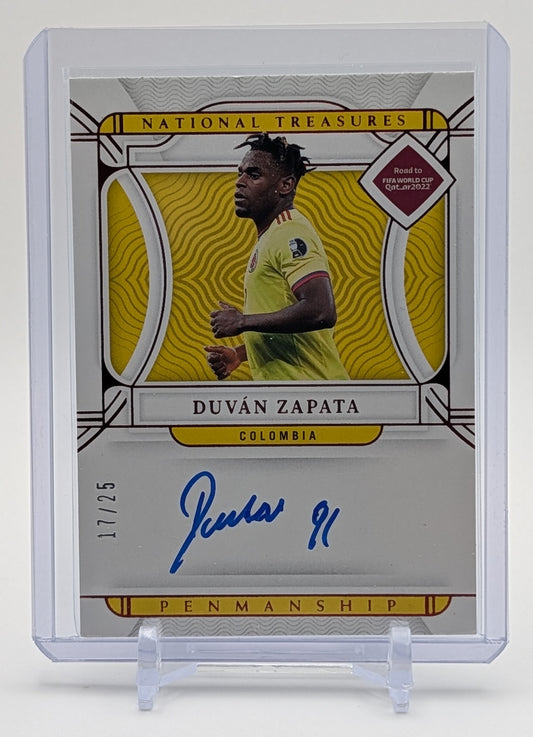 2022 National Treasures Duvan Zapata Penmanship Auto /25