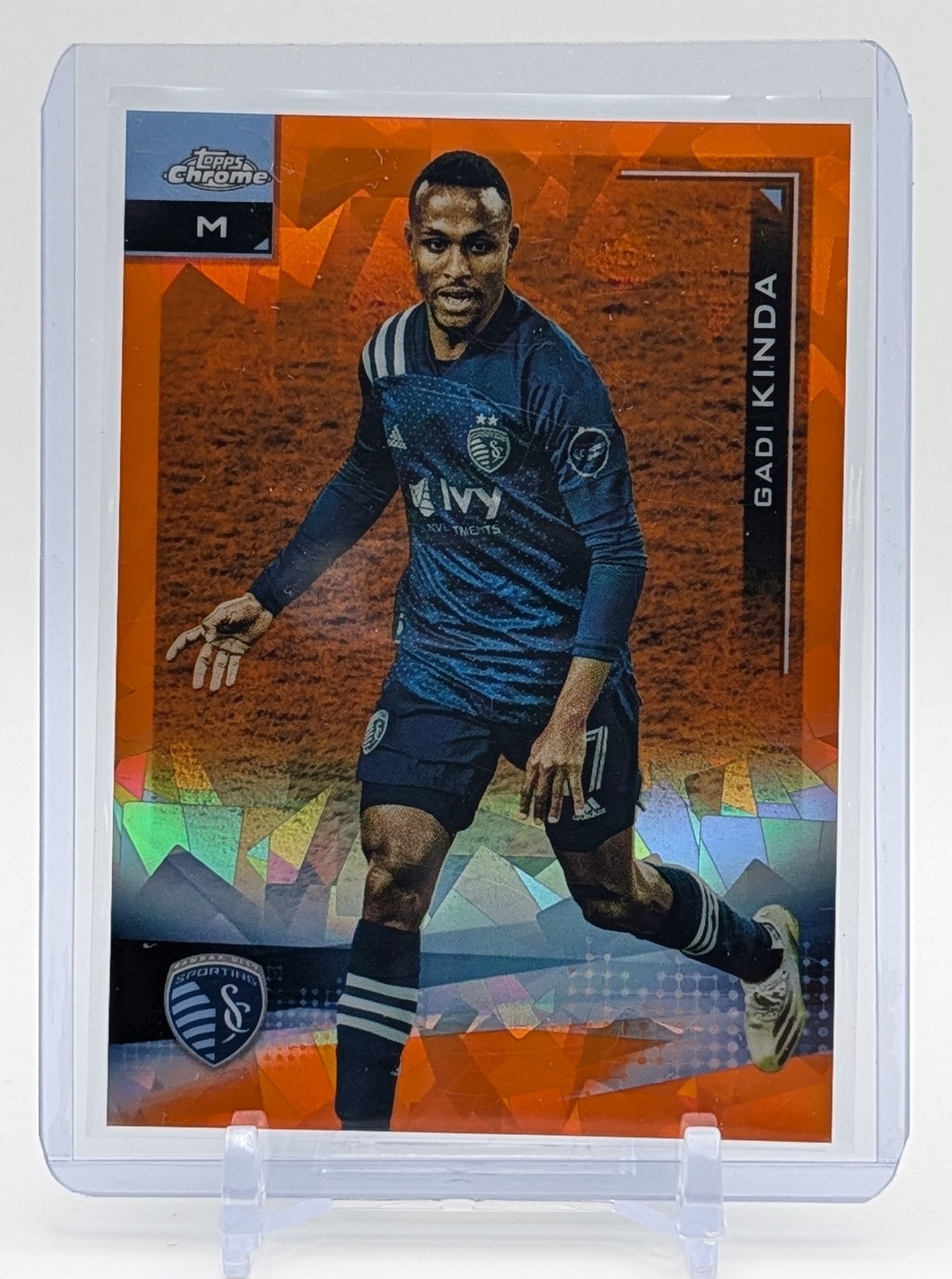 2021 Topps Chrome Sapphire Gadi Kinda Orange Refractor /25
