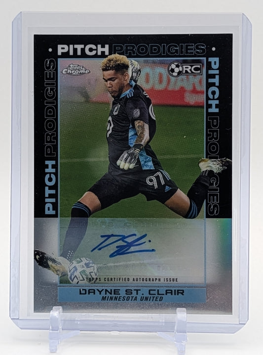 2021 Topps Chrome Dayne St. Clair Auto