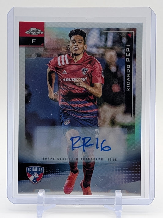 2021 Topps Chrome Ricardo Pepi Auto
