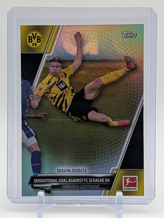 2022 Topps Erling Haaland Rainbow Foil