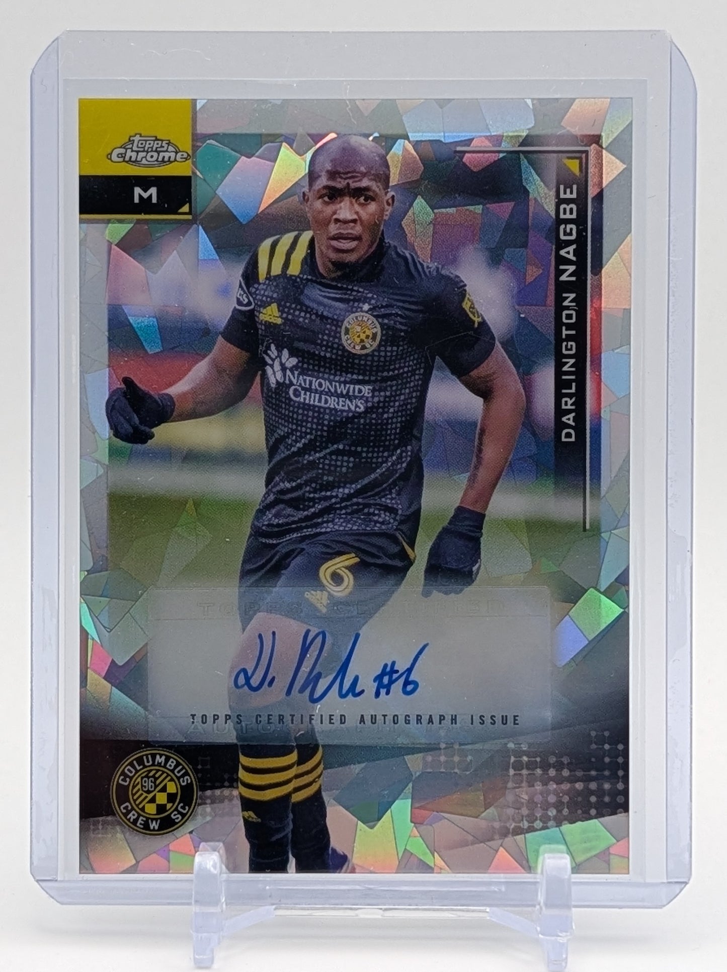 2021 Topps Chrome Sapphire Darlington Nagbe Auto