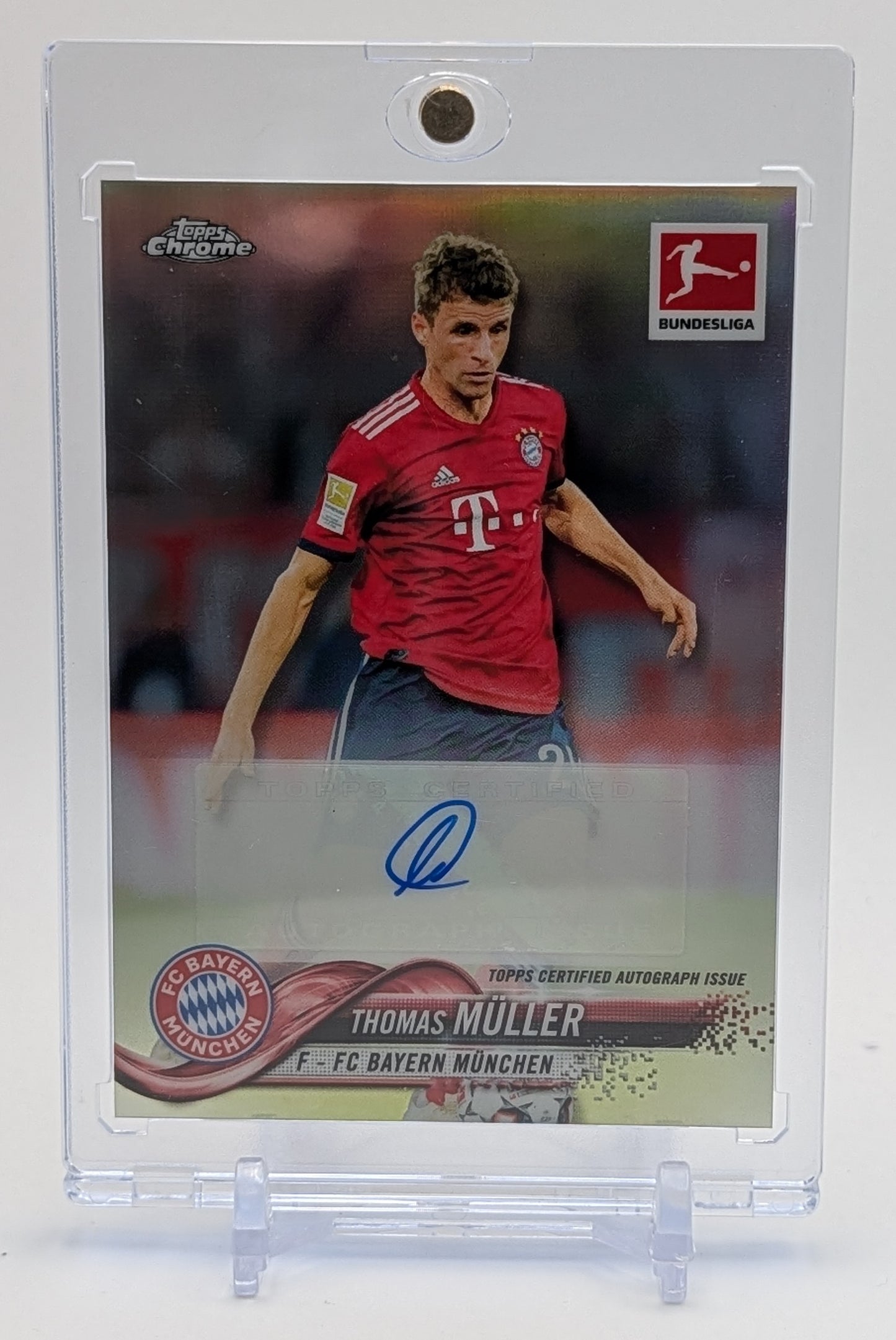 2019 Topps Chrome Thomas Muller Refractor Auto