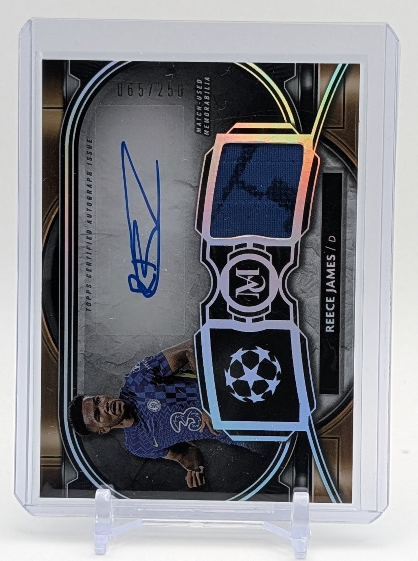 2022 Topps Museum Collection Reece James Patch Auto