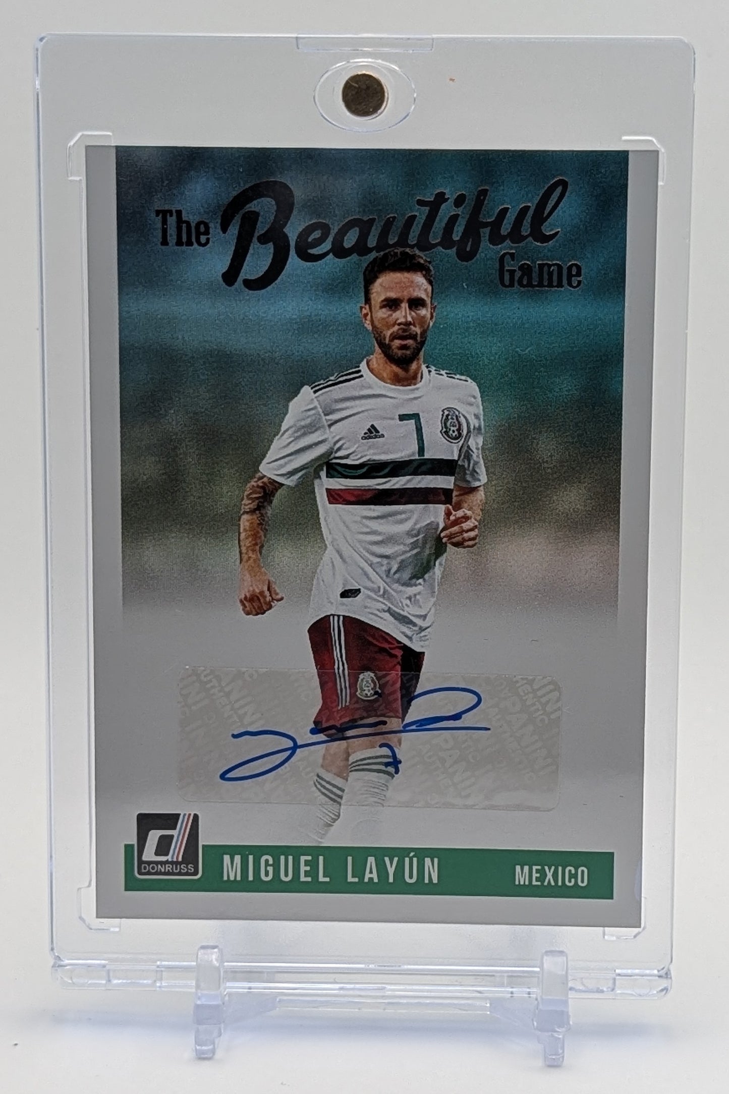 2018 Donruss Miguel Layun The Beautiful Game Auto