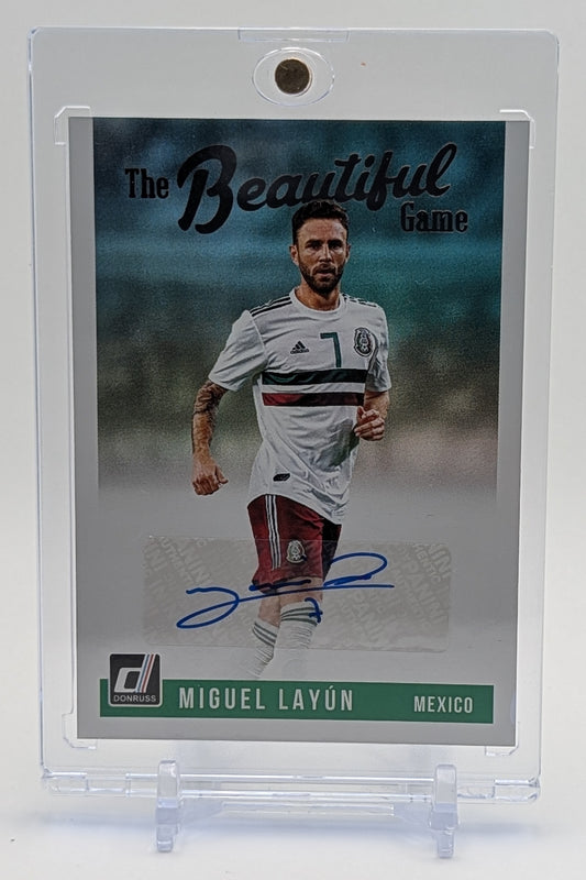 2018 Donruss Miguel Layun The Beautiful Game Auto