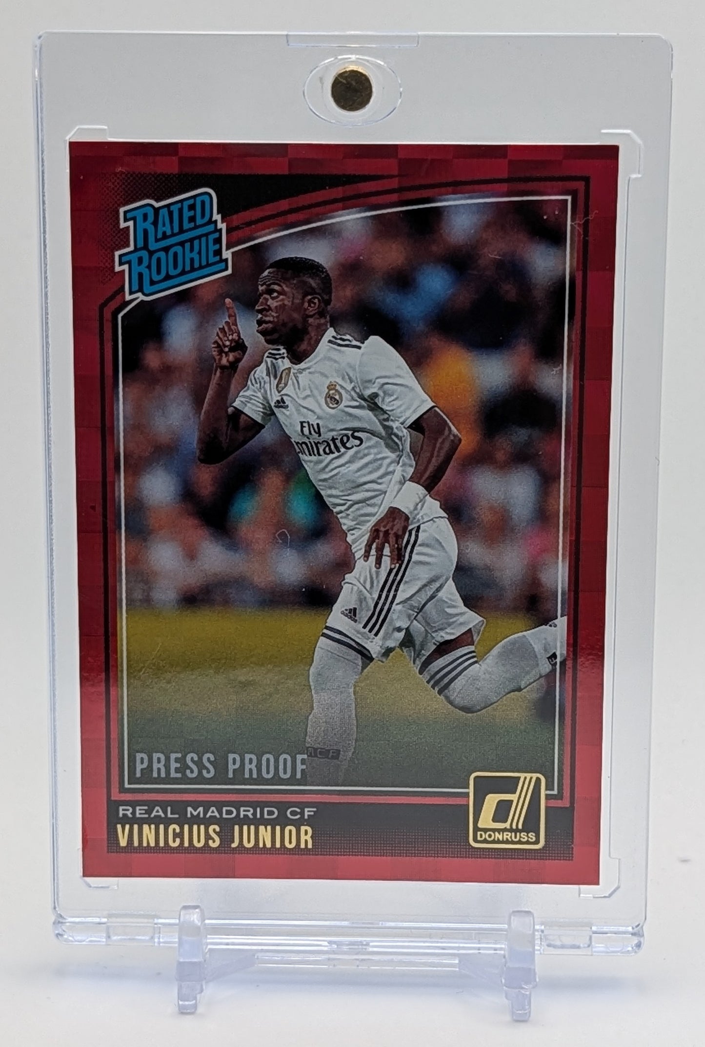 2018 Donruss Vinicius Junior Red Press Proof