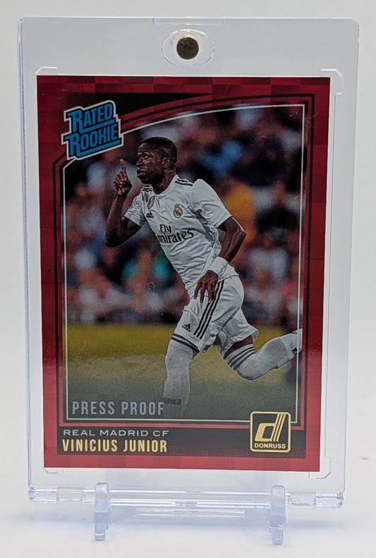 2018 Donruss Vinicius Junior Red Press Proof