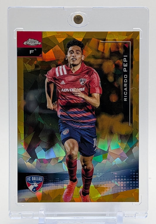 2021 Topps Chrome Sapphire Ricardo Pepi Gold Refractor /50