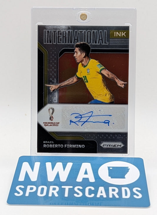 2022 Prizm Roberto Firmino International Ink Auto + $25 NWA Sports Cards Credit