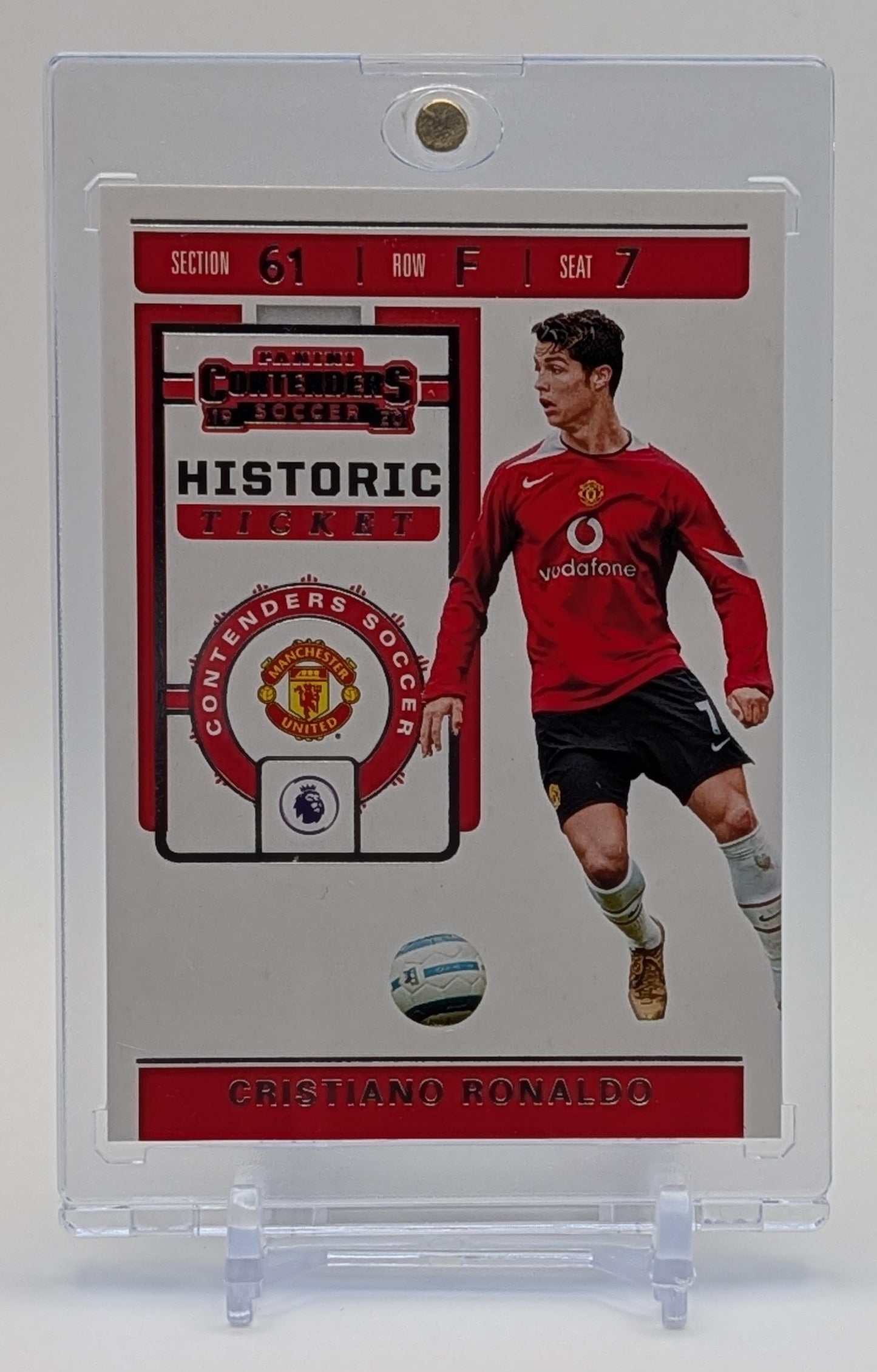 2019 Panini Chronicles Cristiano Ronaldo Historic Ticket